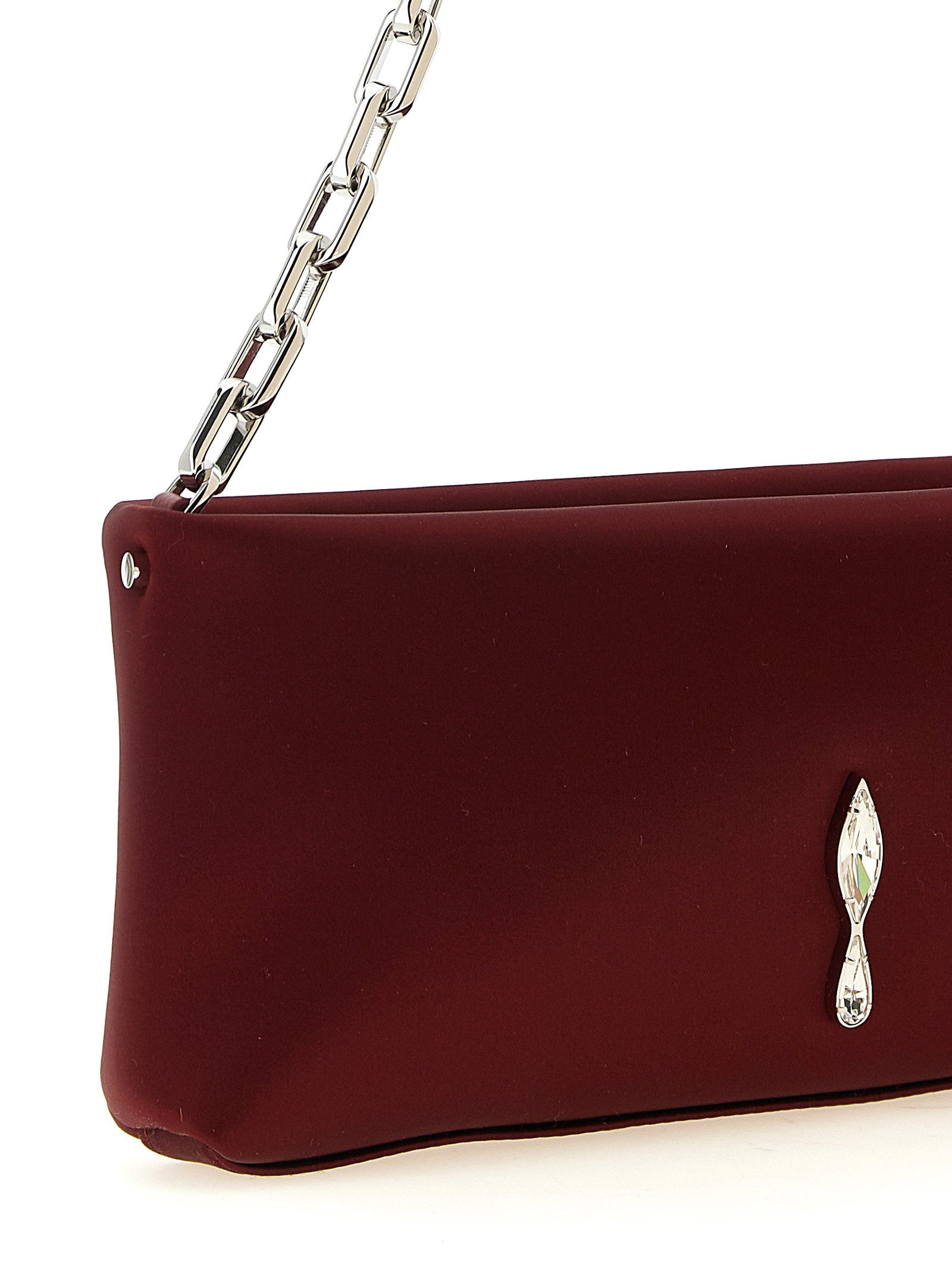 Christian Louboutin Maykimay Clutch Bordeaux