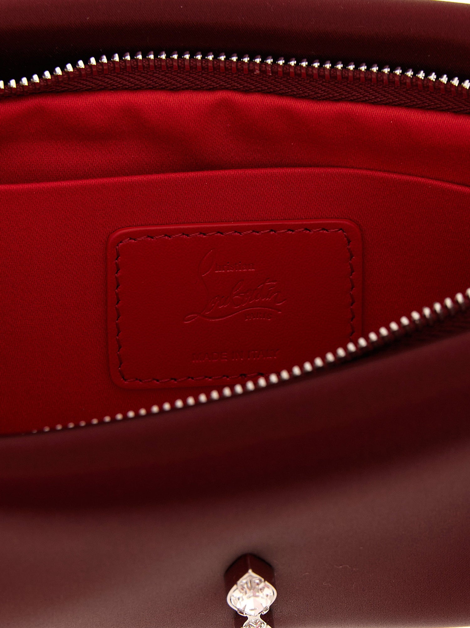 Christian Louboutin Maykimay Clutch Bordeaux