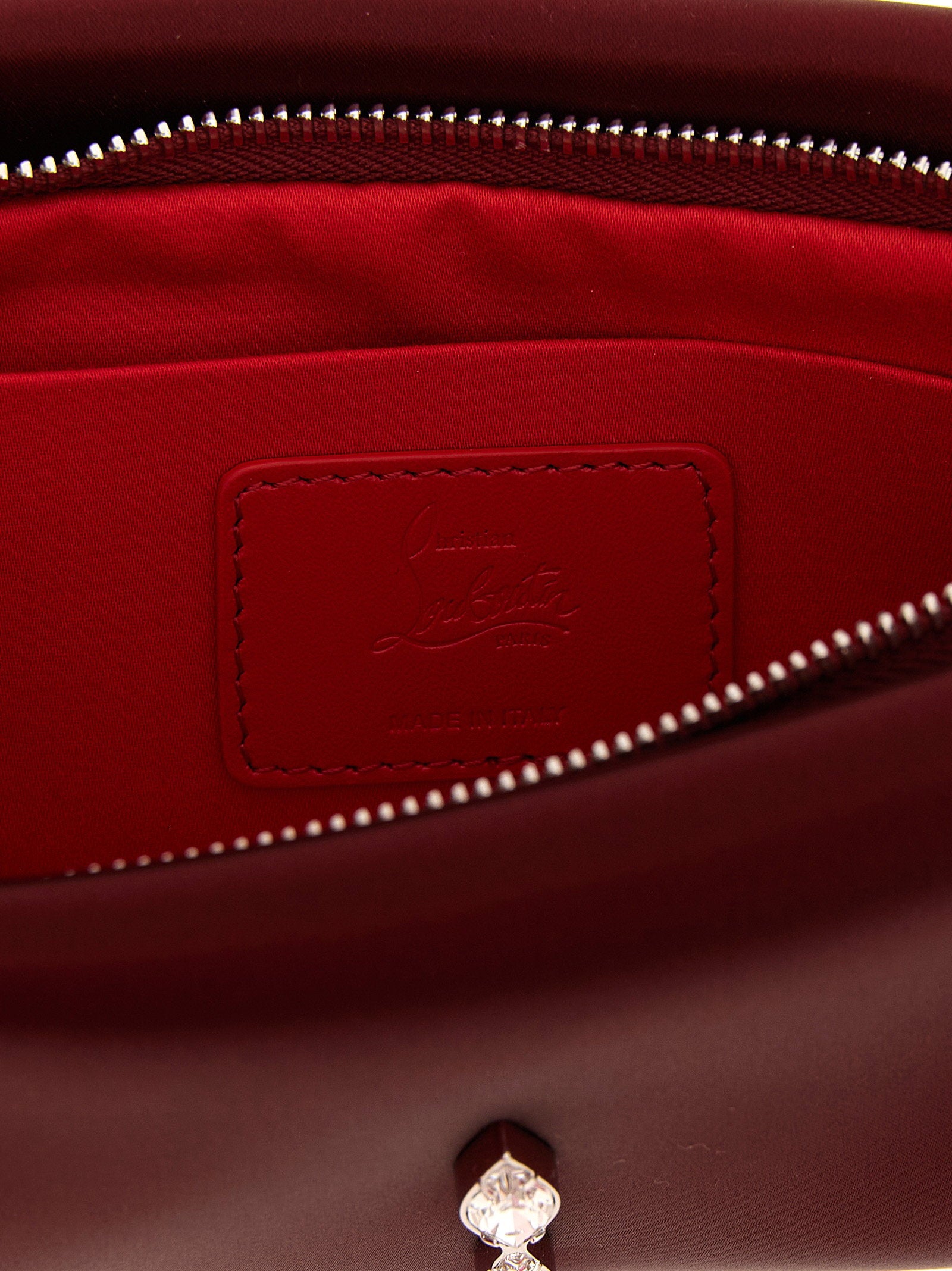 Christian Louboutin Maykimay Clutch Bordeaux