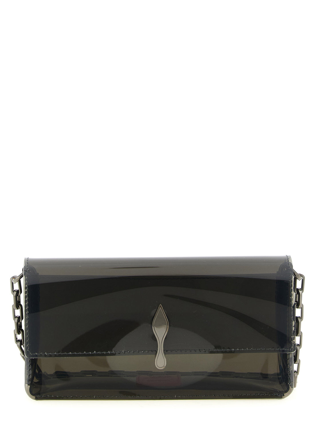 Christian Louboutin Clutch With Bettina Mini Strap Black