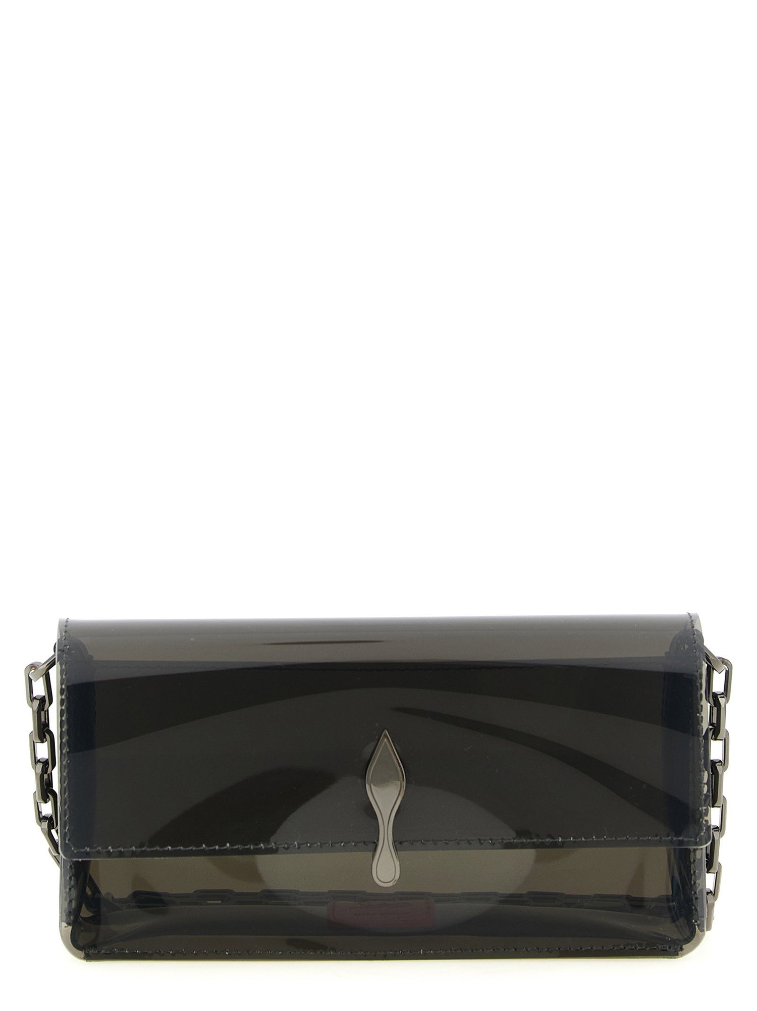 Christian Louboutin Clutch With Bettina Mini Strap Black  