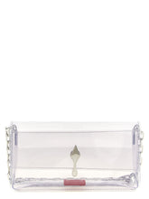 Christian Louboutin Clutch With Bettina Mini Strap Silver