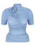 Magda Butrym 06 Top Light blue