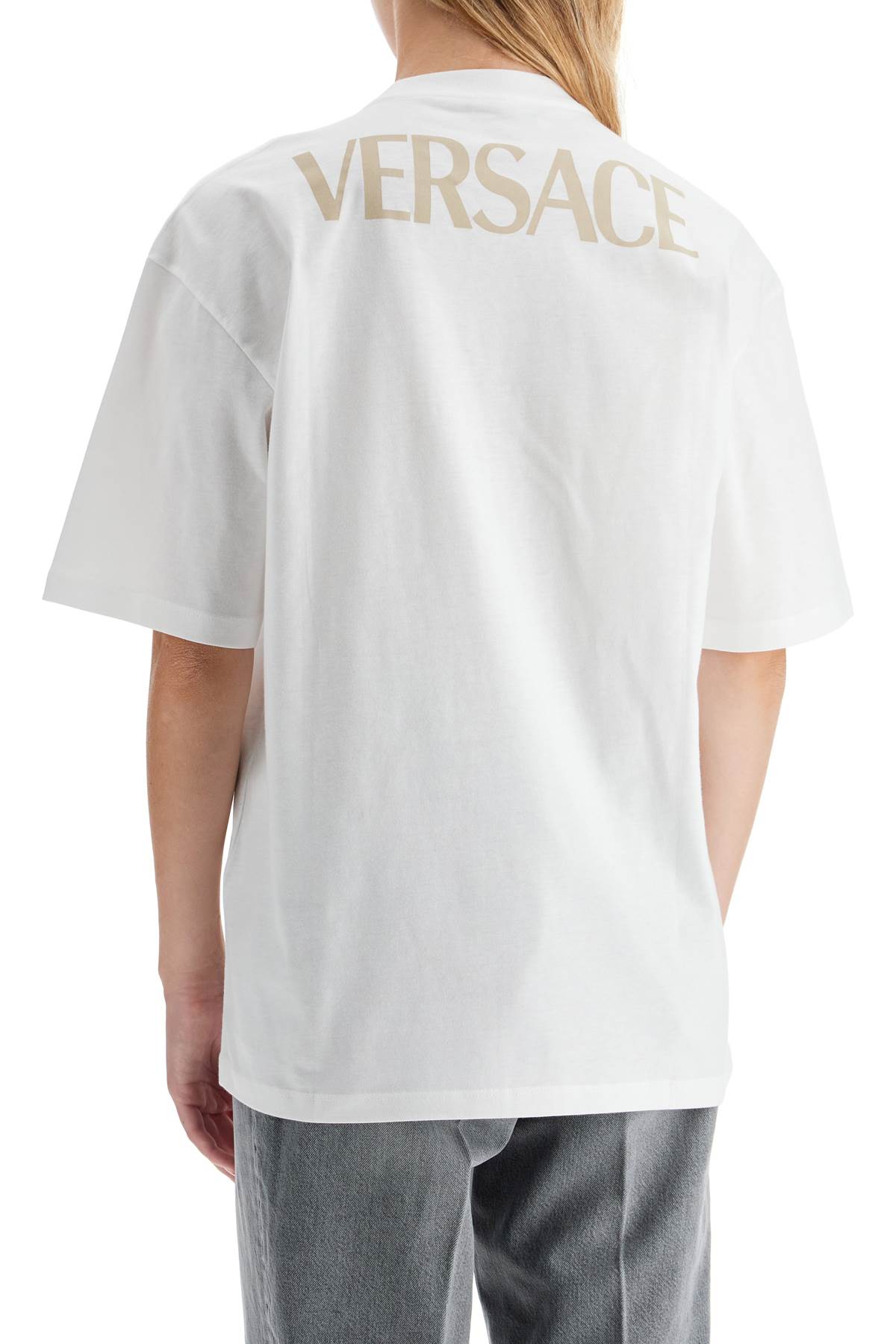 Versace oversized t-shirt with La Coupe des Dieux print 