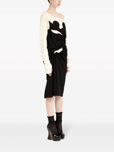 Maison Margiela Ruched Panelled Mid-Length Jersey Dress White White