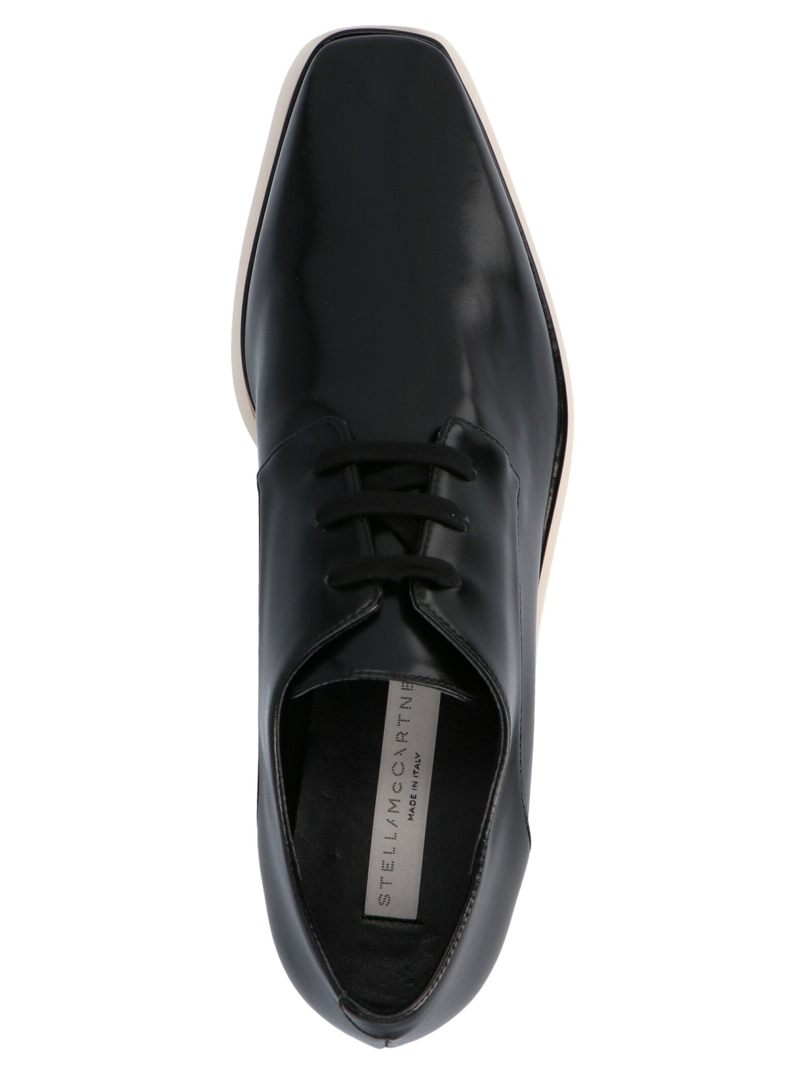 Stella Mccartney Elyse’ Lace Up Wedges Black