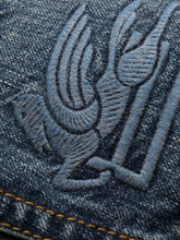 Etro High-Rise Flared Jeans with Pegaso Embroidery Blue Blue