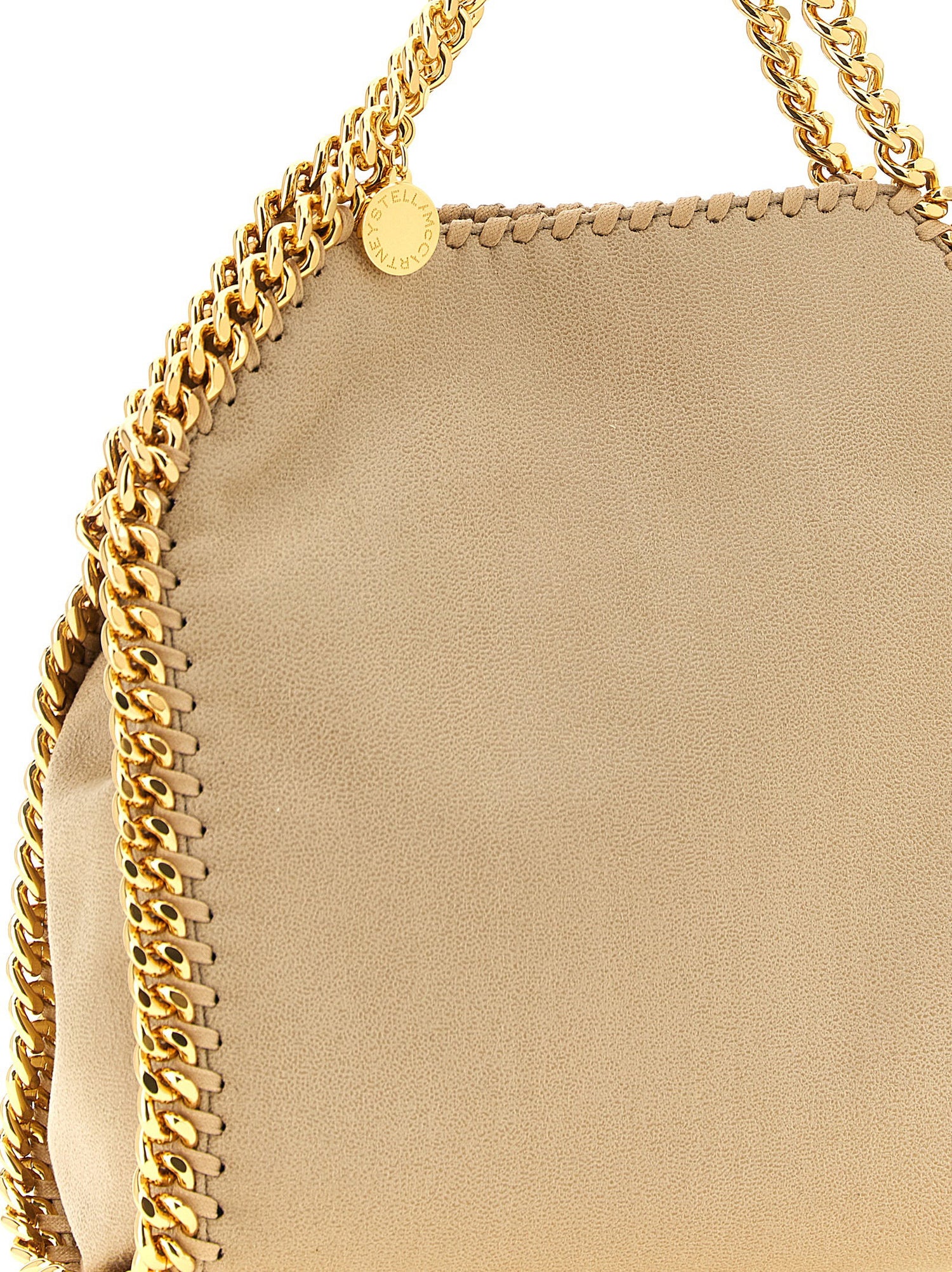 Stella Mccartney Falabella Mini Shoulder Bag Beige
