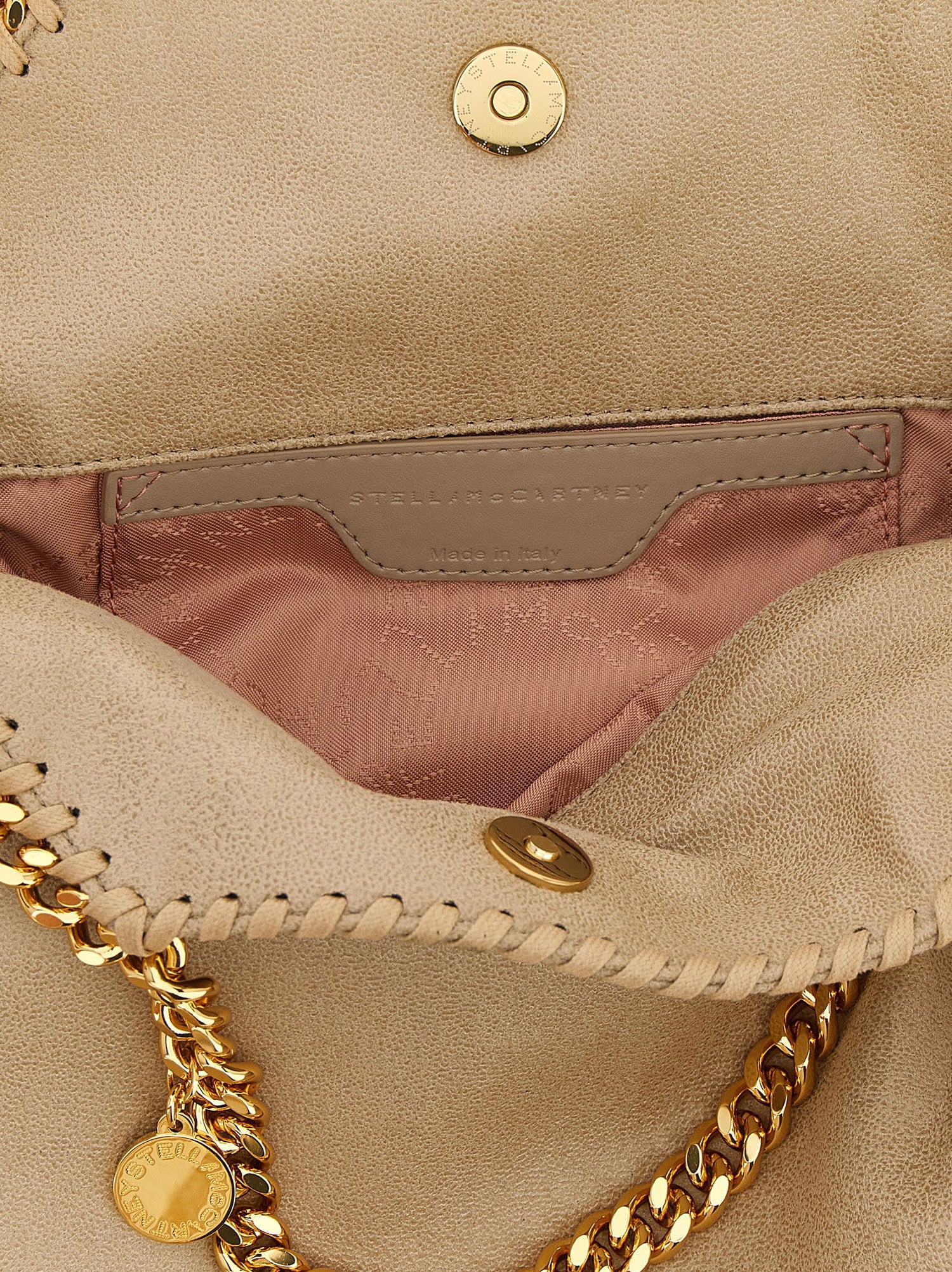 Stella Mccartney Falabella Mini Shoulder Bag Beige