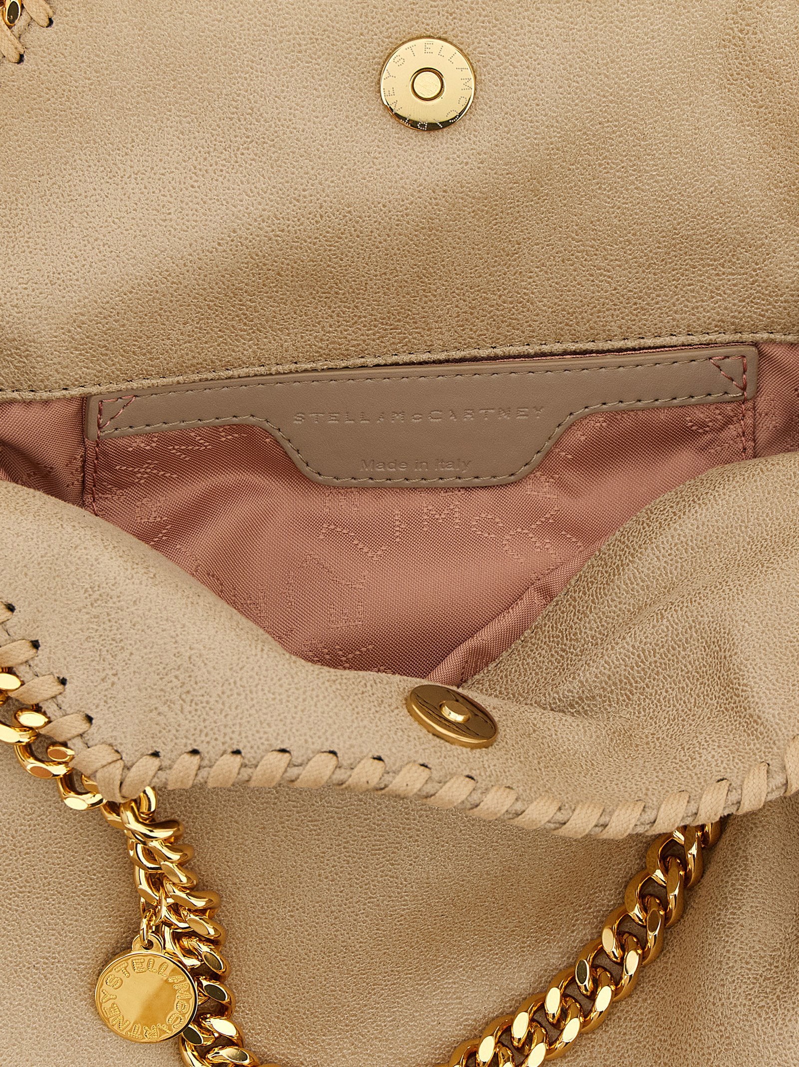 Stella Mccartney Falabella Mini Shoulder Bag Beige