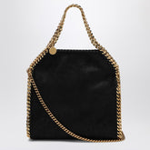 Stella McCartney Falabella Mini Black Tote Bag with Gold Chain Black