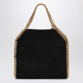 Stella McCartney Falabella Mini Black Tote Bag with Gold Chain Black
