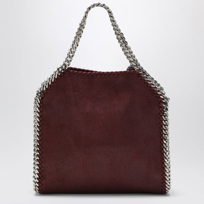 Stella McCartney Falabella Mini Tote Bag in Burgundy Faux Leather