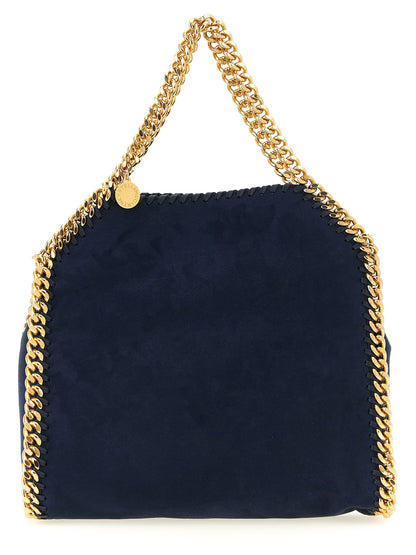 Stella Mccartney Falabella Mini Suede Shoulder Bag Blue