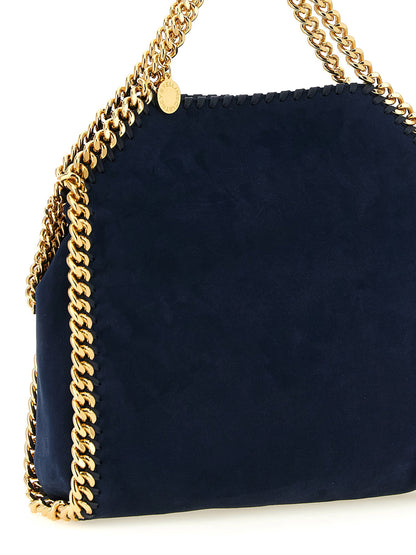 Stella Mccartney Falabella Mini Suede Shoulder Bag Blue