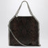 Stella McCartney Falabella Mini Tote Bag with Snake Print Brown