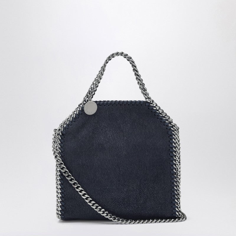 Stella McCartney Micro Falabella Tote Bag in Midnight Blue Blue