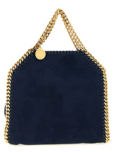 Stella Mccartney Falabella Mini Suede Shoulder Bag Blue