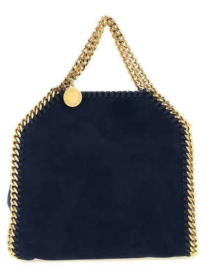 Stella Mccartney Falabella Mini Suede Shoulder Bag Blue