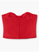 Marc Jacobs The Duchess Faux-Rose Detailing Top Red