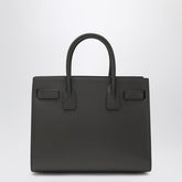 Saint Laurent Grey Sac De Jour Baby Smooth Leather Bag Brown
