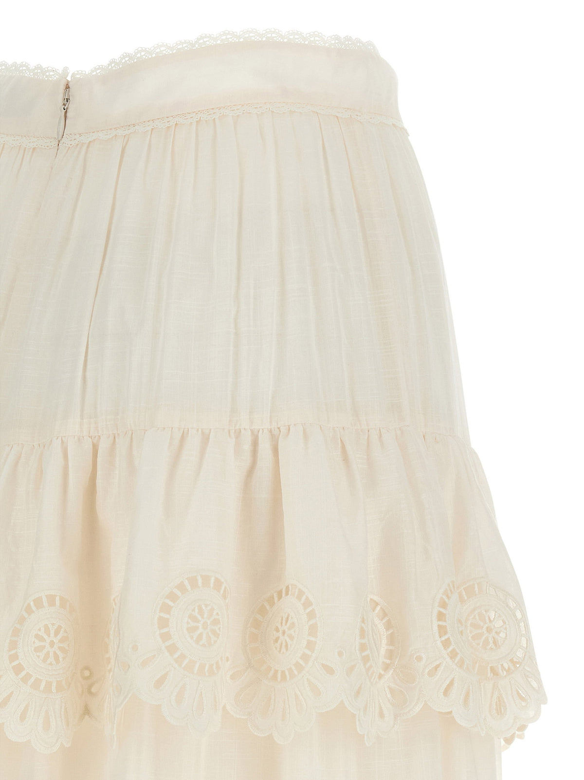 Zimmermann Lucky Skirt White