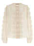 Zimmermann Lucky Embroidered Blouse White
