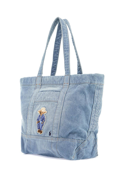 Polo bear tote bag