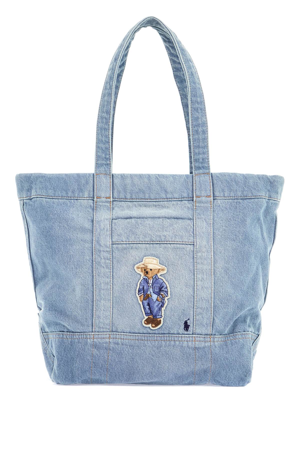 Polo bear tote bag