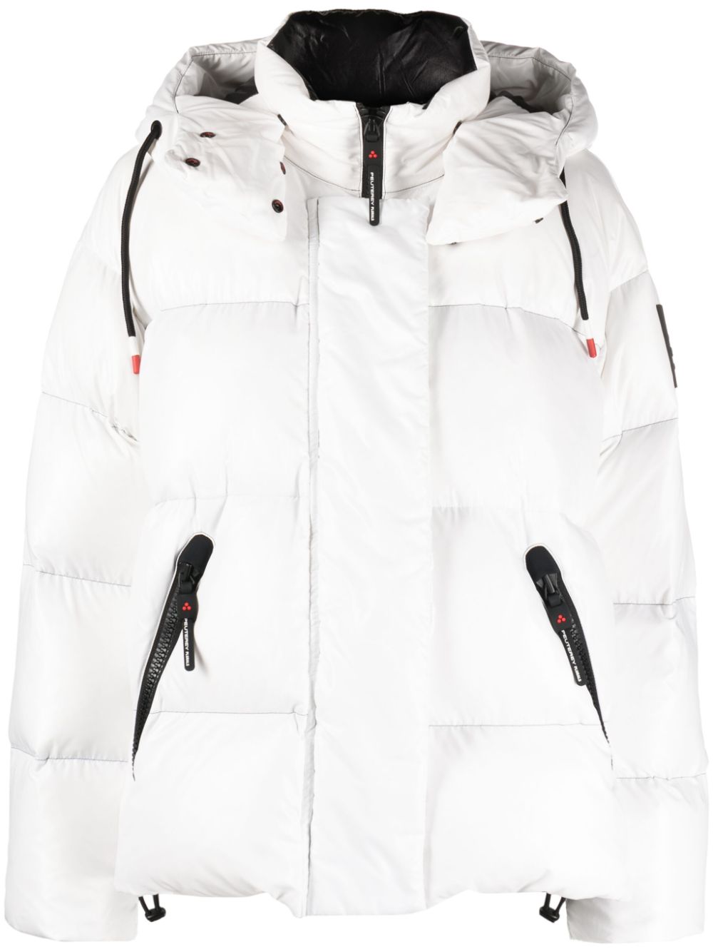 Peuterey Hooded Down Padded Jacket White White