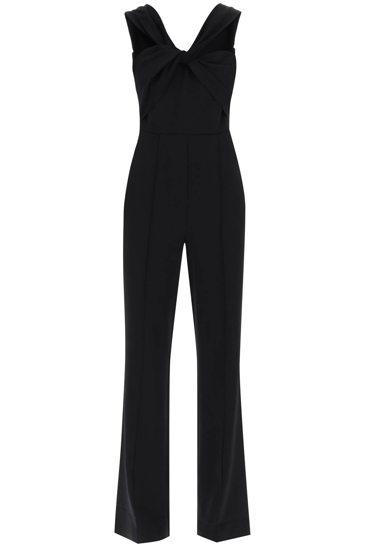 jumpsuit with twisted neckline