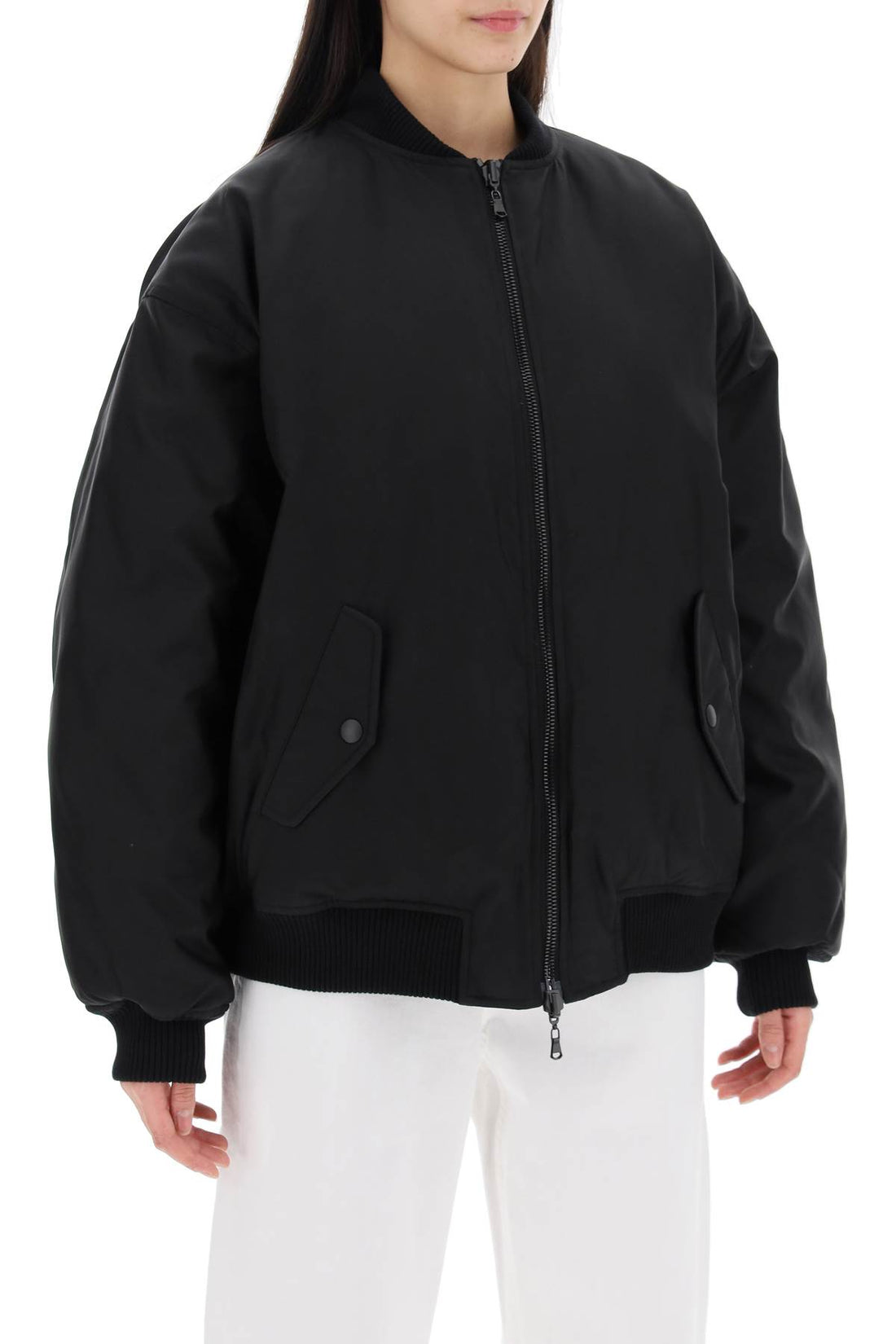 Reversible bomber jacket