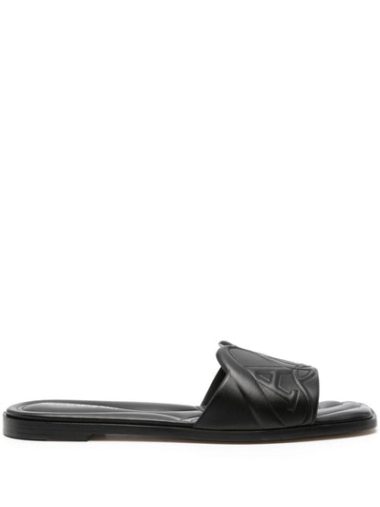 Alexander McQueen Slides Black