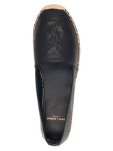 Saint Laurent Logo Leather Espadrilles
