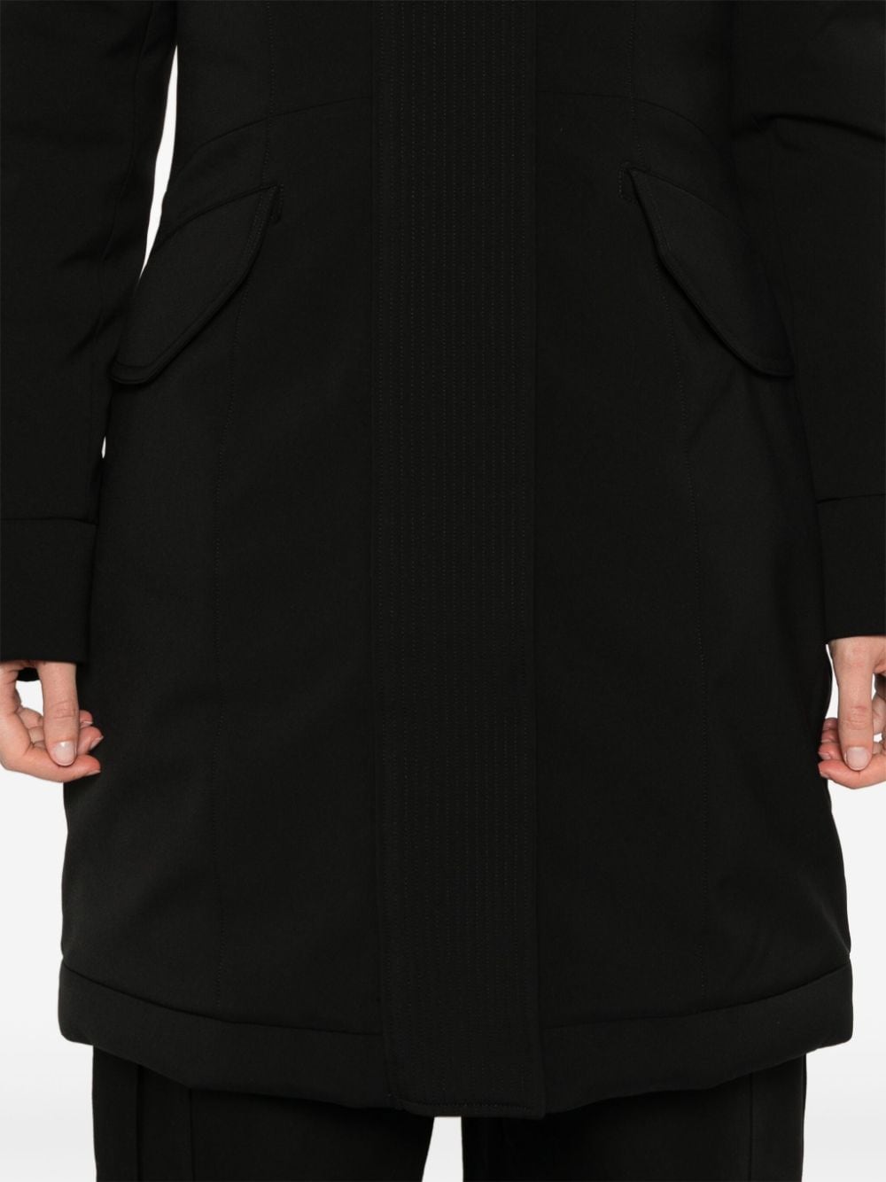 Windproof Coat With Wide Collar