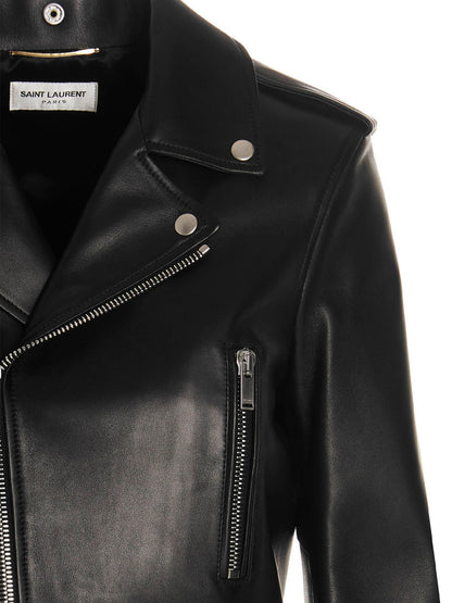Saint Laurent Motorcycle Biker Jacket Black