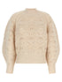 Zimmermann Hypnotic Cable Knit Sweater Beige