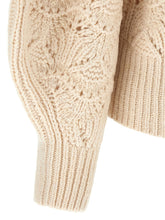 Zimmermann Hypnotic Cable Knit Sweater Beige