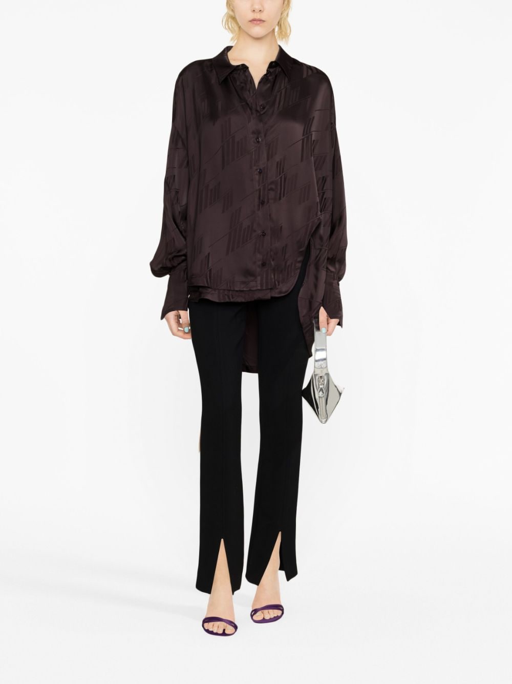 Diana cut-out asymmetric Shirts