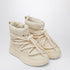Moncler Altive Mid Quilted Snow Boots in Beige beige