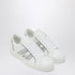 Moncler White Leather Monaco2 Low-Top Sneakers White