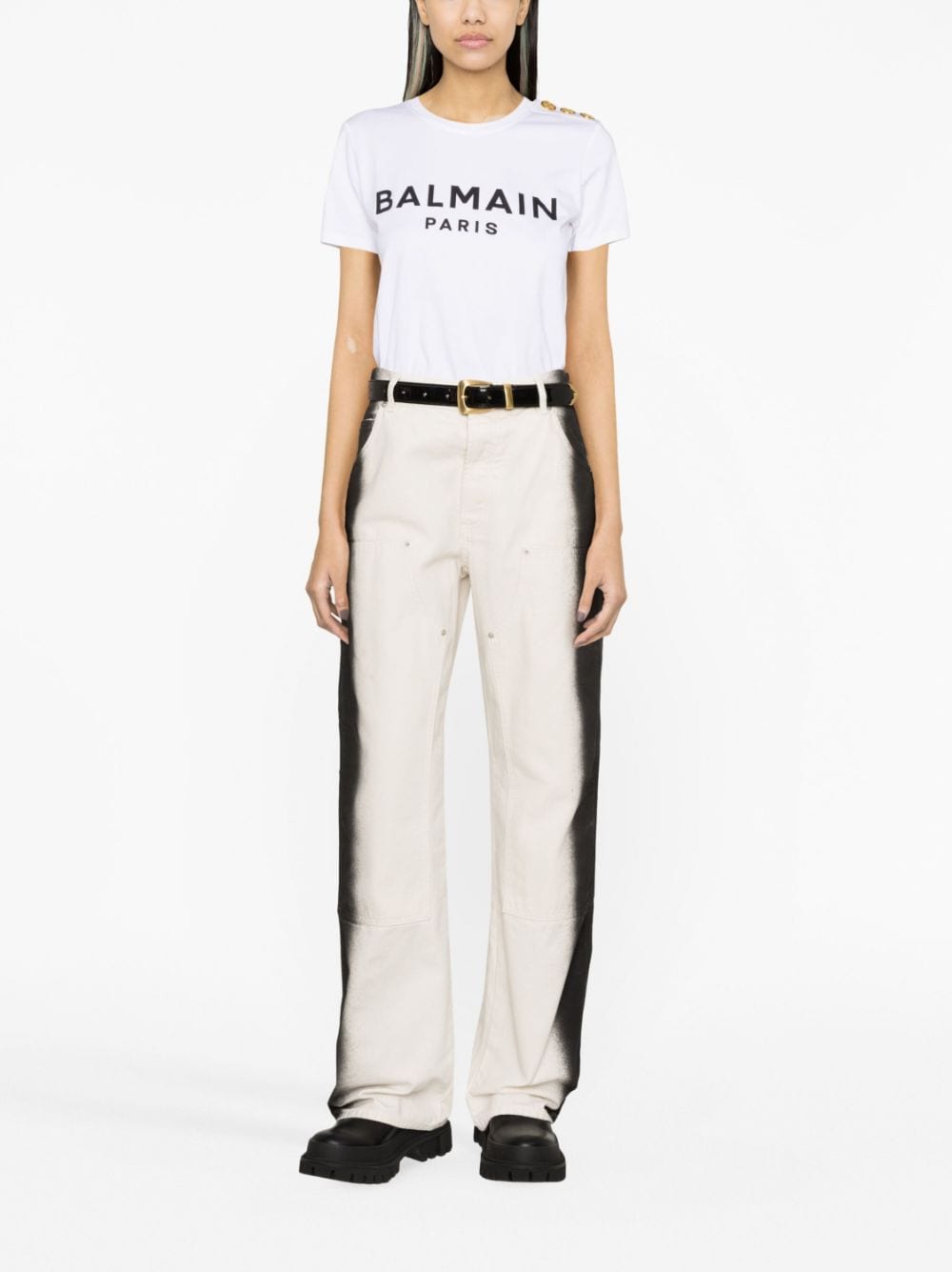 Balmain T-shirts et Polos Blanc