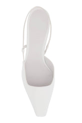3JUIN Slingback Patent Leather Décolleté White