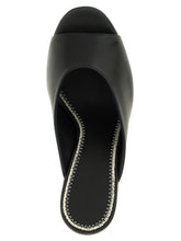 Magda Butrym Leather Mules Black