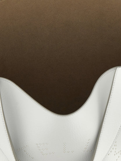 Stella Mccartney Logo Tote Shopping Bag Gray