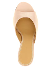 Magda Butrym Satin Mules Pink