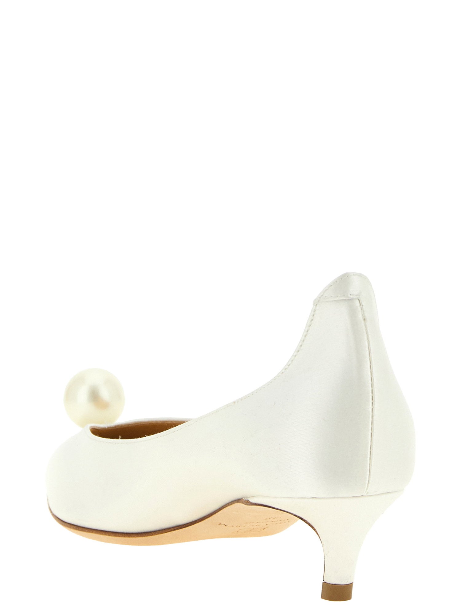 Magda Butrym Pearl Pumps White