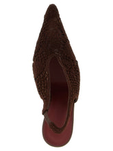 Magda Butrym Crochet Slingback Brown
