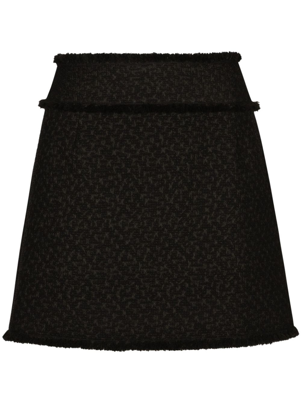 Tweed mini skirt