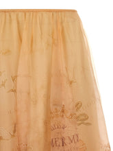 Zimmermann Hypnotic Organza Maxi Skirt Beige